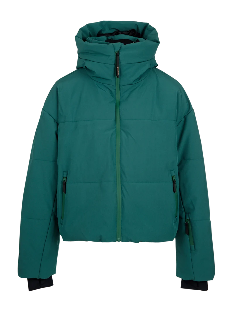 Fiaskia Women Snow Jacket | Hunter Green