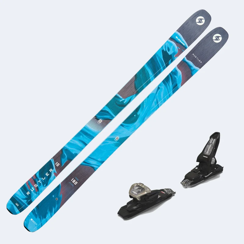 2027 Blizzard Rustler 10 Skis with Marker Griffon 13D Demo Bindings