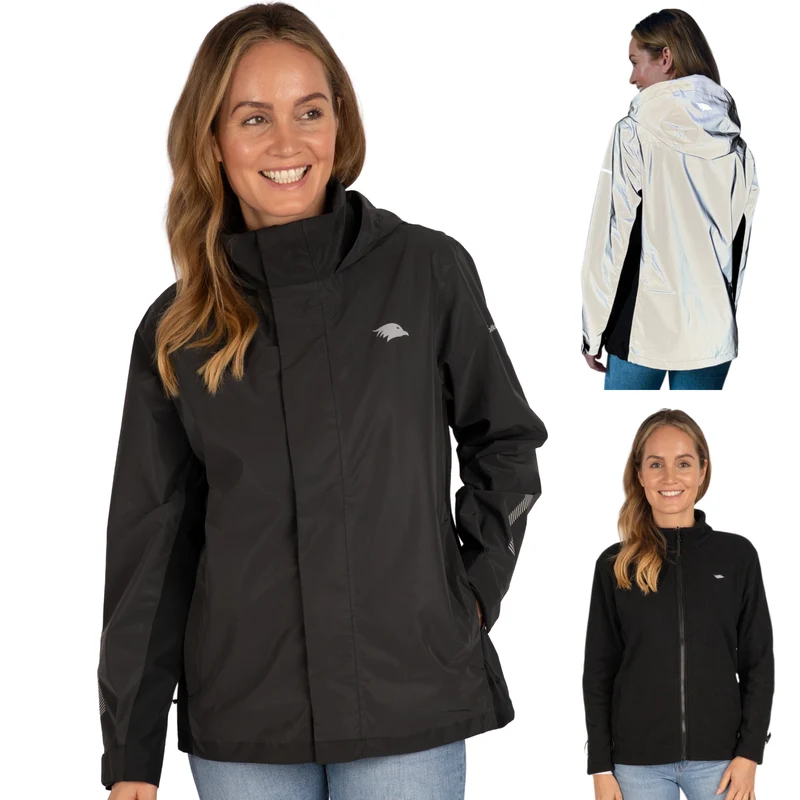 3-in-1 Smart Jacket - 100% reflecterend en waterdicht met inritsbaar fleece - B-kwaliteit