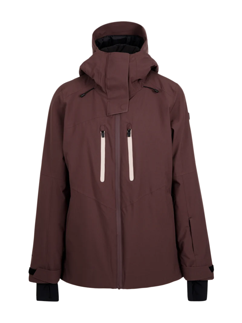 Avamena Women Snow Jacket | Raisin