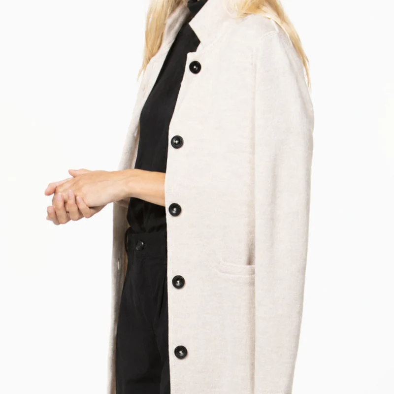 MEIKE | UNDYED | Lang vest merinowol