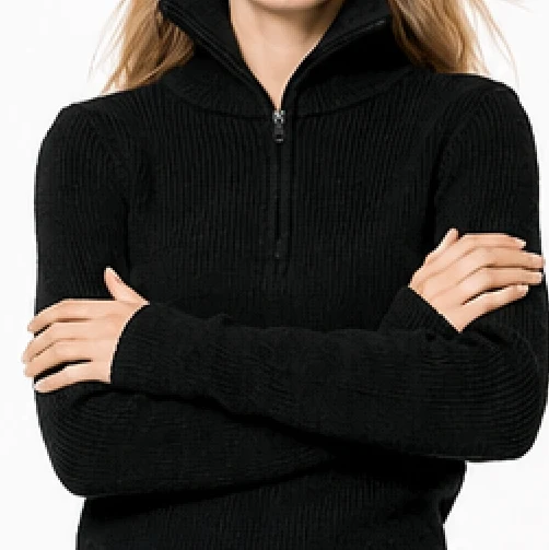 DOUTZEN | Getailleerde Schipperstrui 100% wol