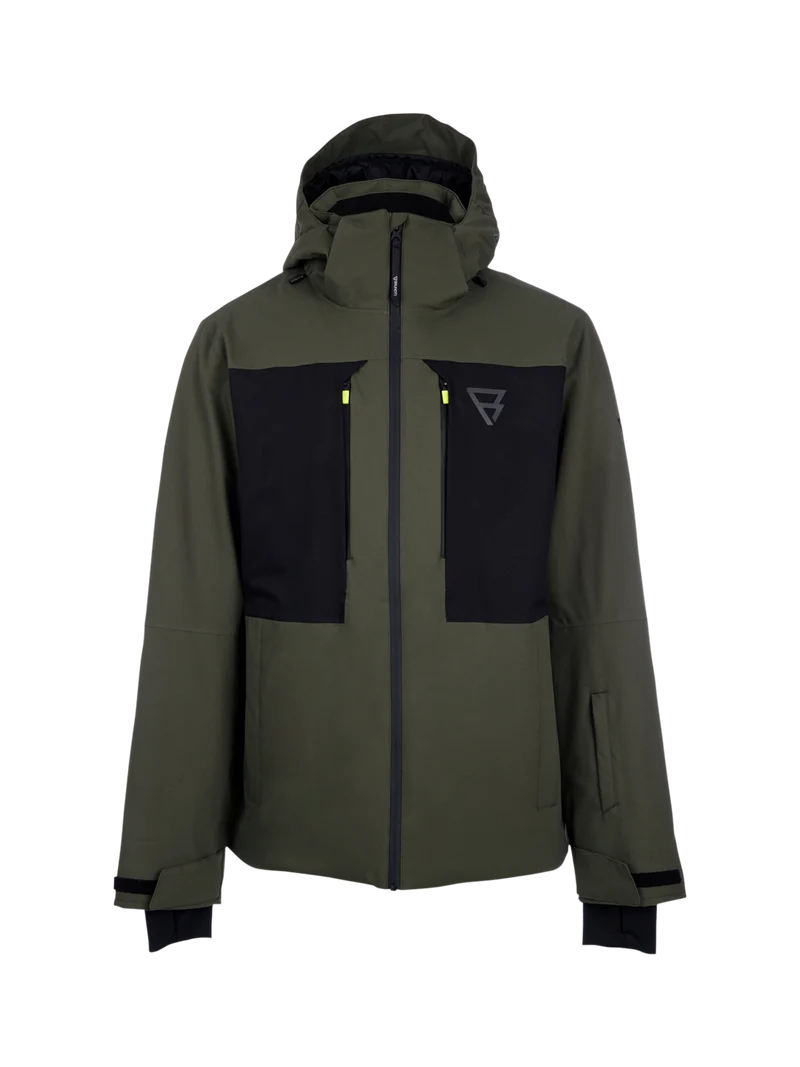 Aratinos-S Men Snow Jacket | Deep Green