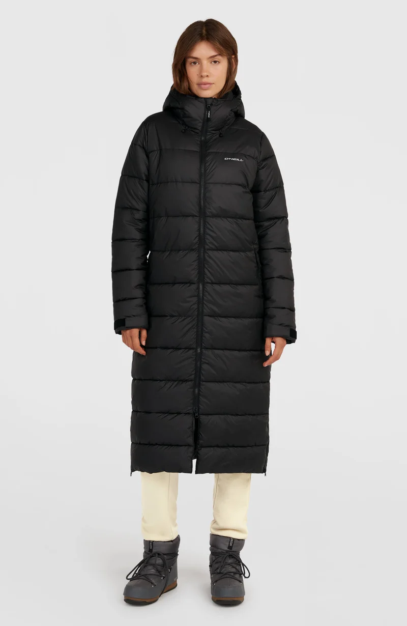 Must-Have lange pufferjas | Black Out