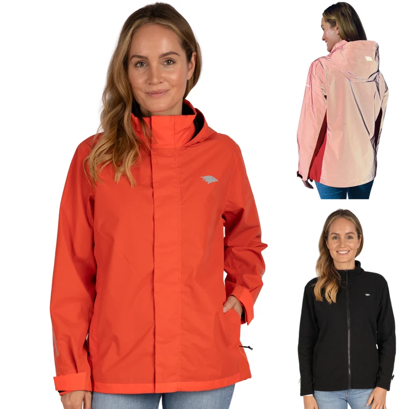 3in1 Smart Jacket - 100% reflecterend & waterdicht met fleece ritssluiting