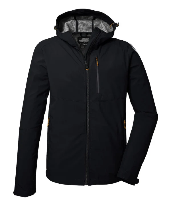 Killtec KOS 259 Softshelljas Heren - Zwart/Blauw