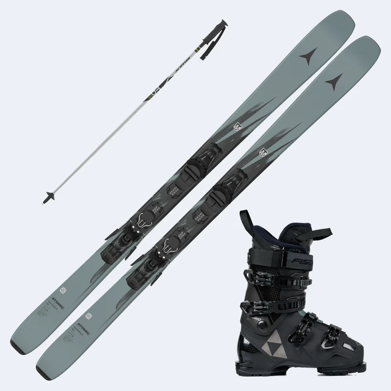 2027 Atomic Maverick 84 Skis with Fischer Premio 80 HV Boots and Poles