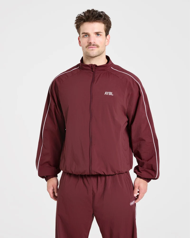 Cam Kissel x Track Jacket - Burgundy
