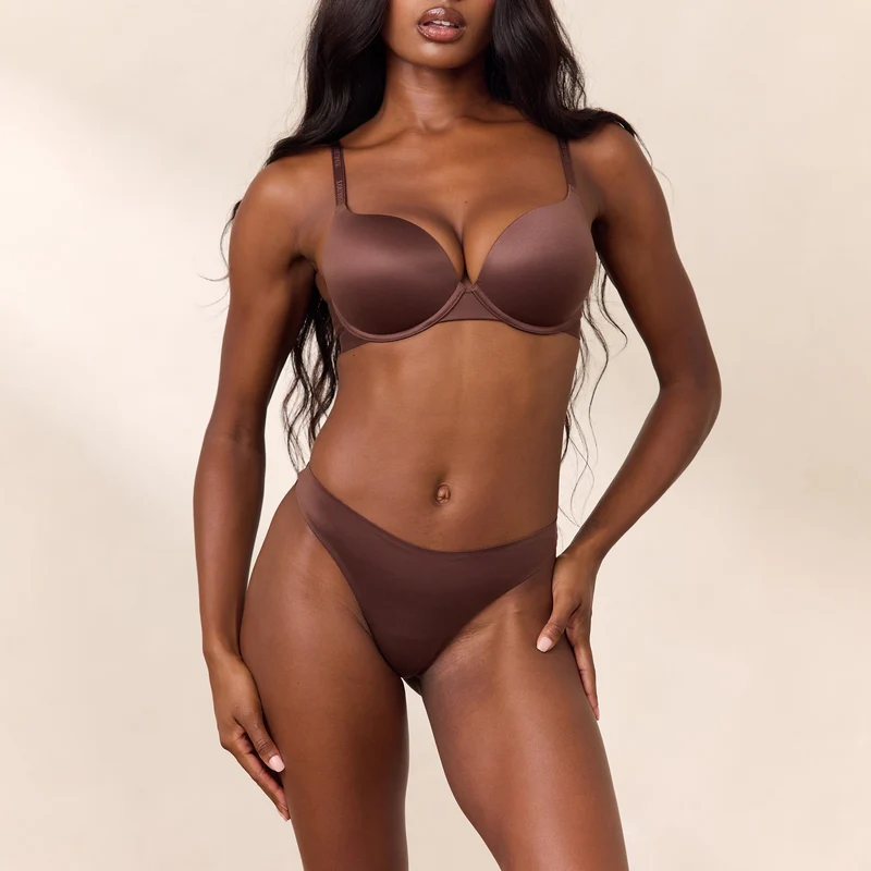 Everyday Hoge Push-Up BH - Cacao