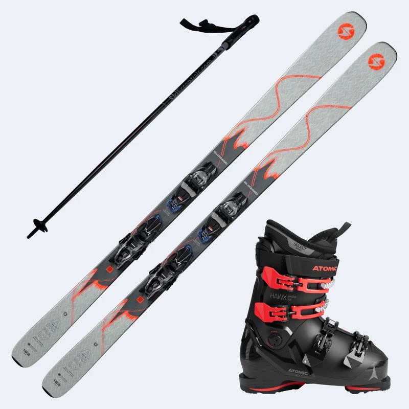 2025 Blizzard Anomaly 84 R Skis with Atomic Hawx Magna 100 Boots and Poles