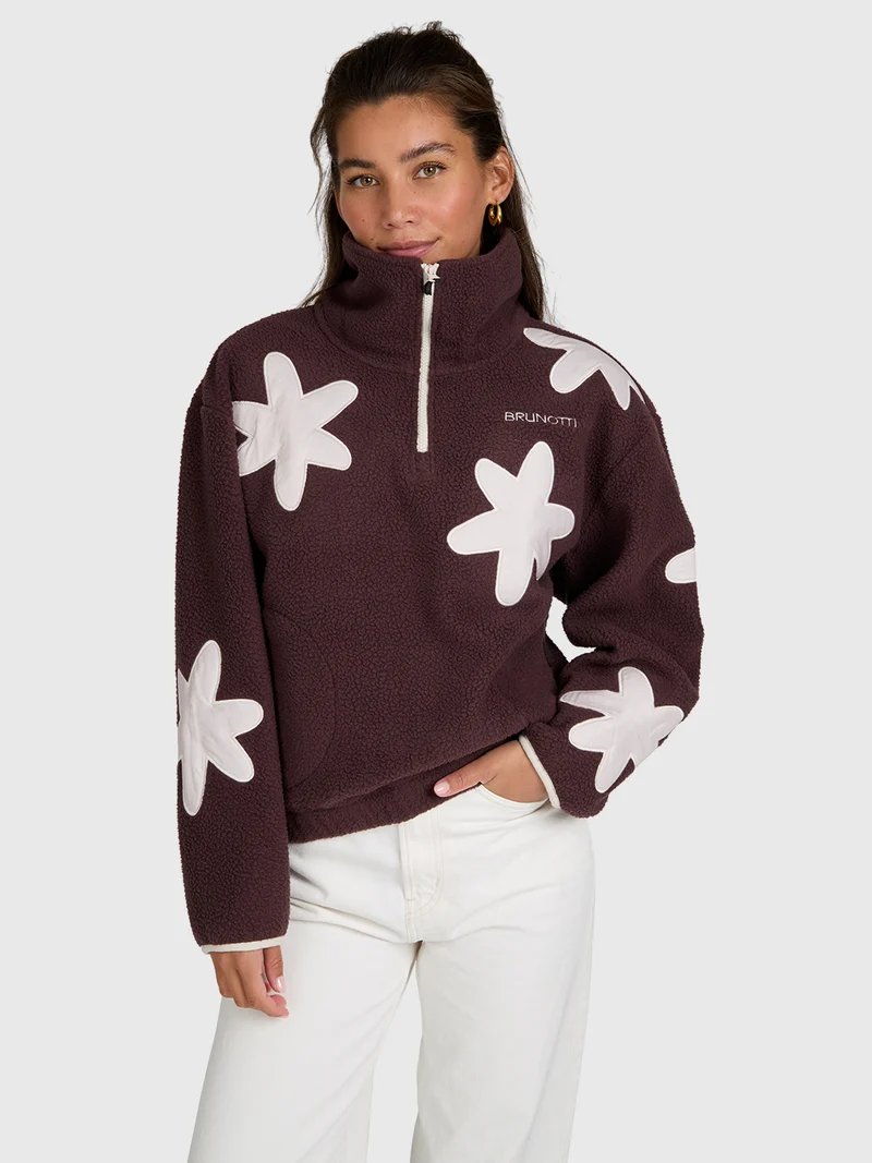 Kirsten Women Urban Fleece | Raisin