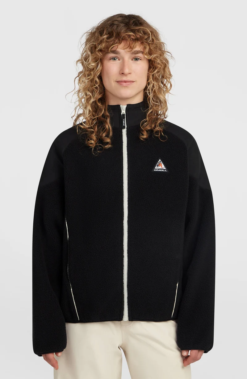 FWC'Play Hyperfleece trui met volledige rits | Black Out