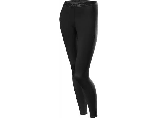 Loffler Wooltex Thermobroek Warm Lang Dames - Zwart