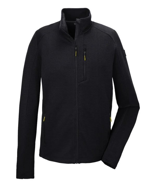 Killtec KOS 92 Flex Fleece Vest Heren - Zwart
