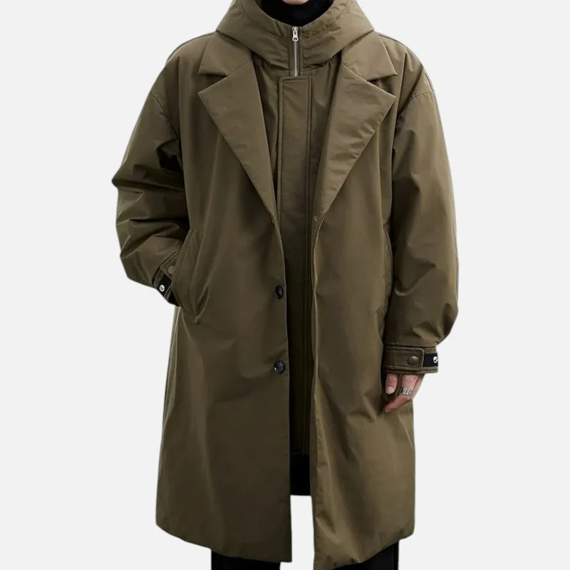 Tavric – Men’s Long Waterproof Winter Jacket with Hood