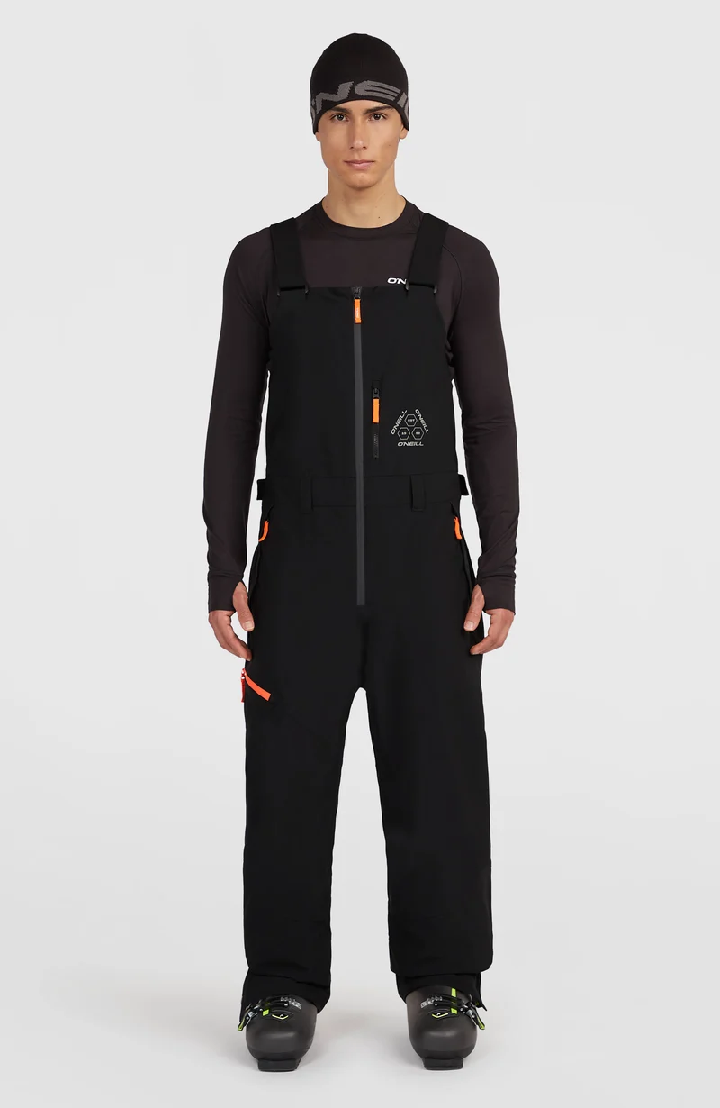 FWC'Peak Bib wintersportbroek | Black Out