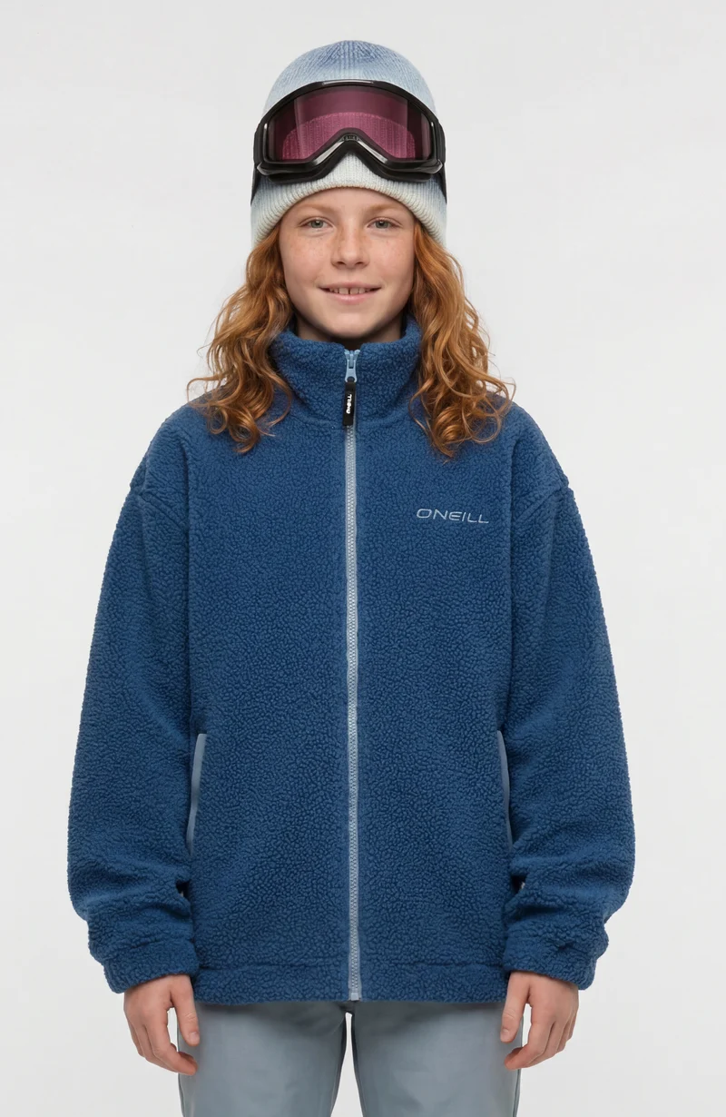 High-Pile fleecevest met volledige rits | Regal Blue