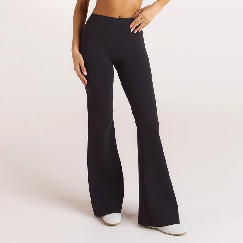 ContourSoft™ Uitlopende Leggings - Zwart