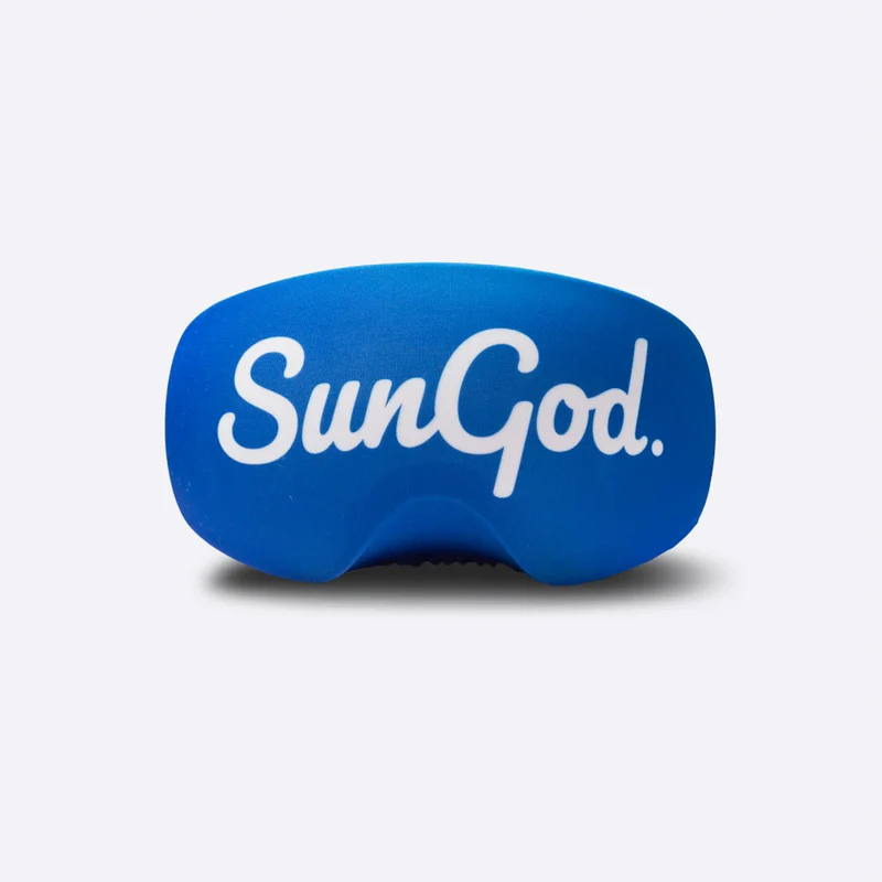 SunGod Goggle Lens Protection Skibril/Snowboardbril Beschermhoes - Blauw