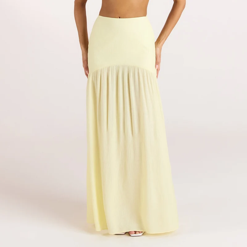 Sheer Maxi-rok - Citroen