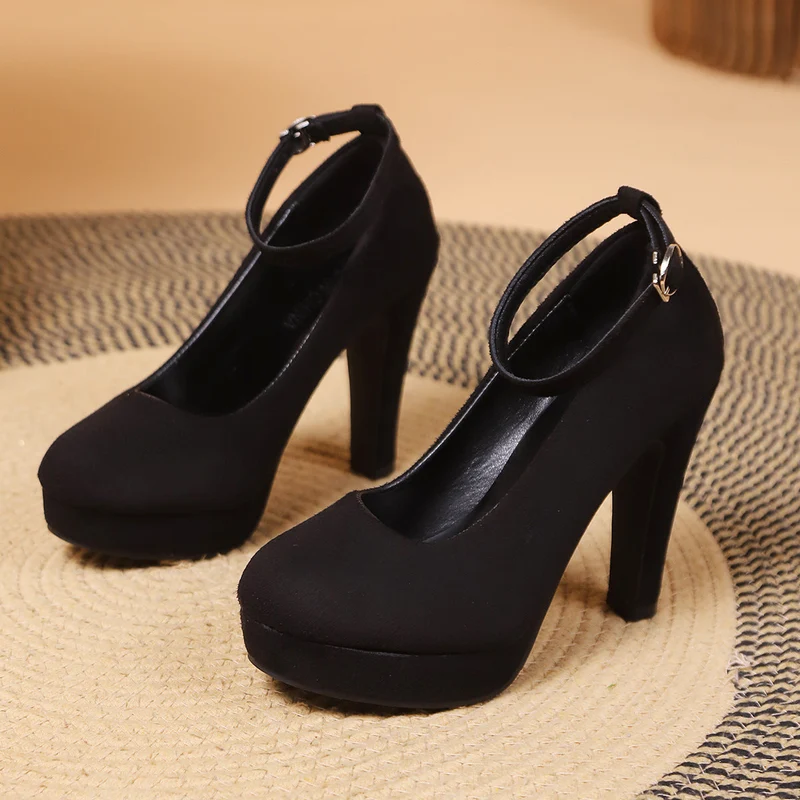 Elydia – Elegant Buckle Womens Heels