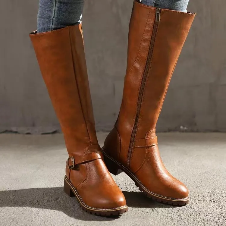 Nelina – Women Premium Orthopedic Leather Boots