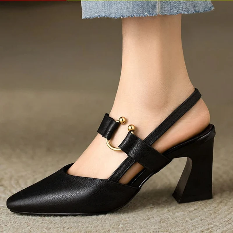 Clairenne – Slingback Mary Jane Block Heel