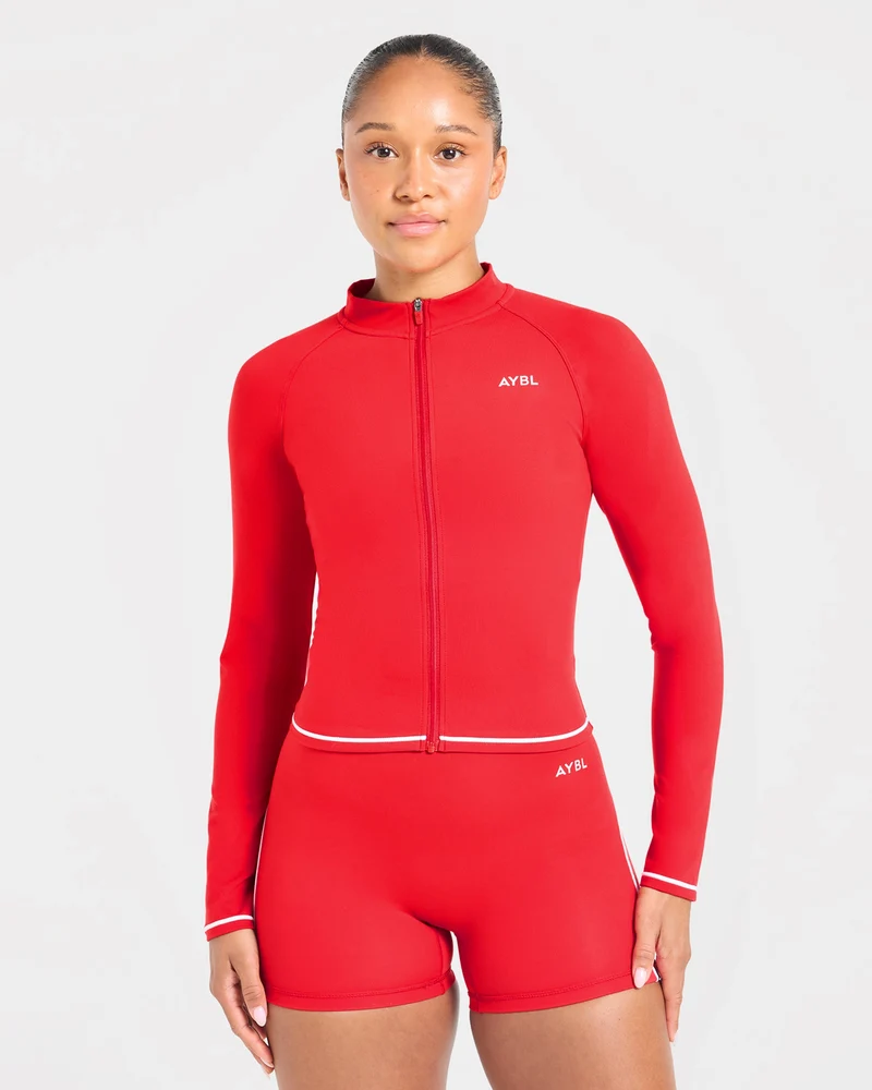 Form Zip Up Jacket - Rood
