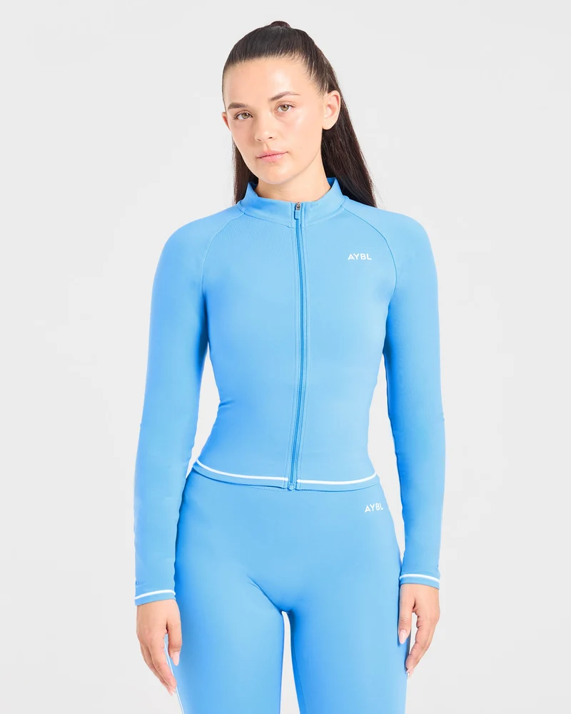Form Zip Up Jacket - Blauw