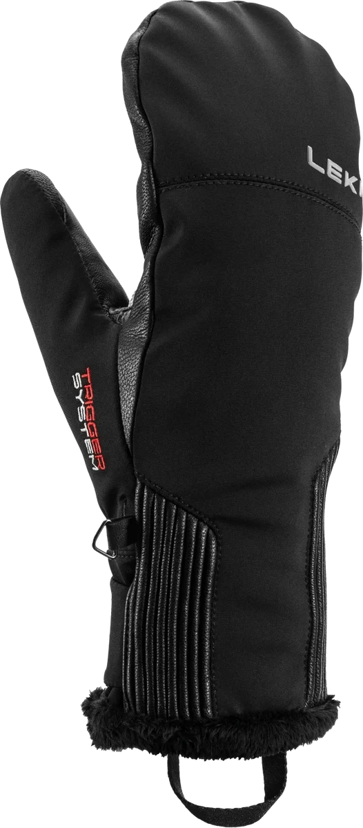 LEKI Vallarta 3D Mitten Skiwanten Dames - Zwart