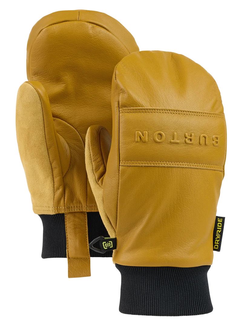 Kids' Burton Treeline Leather Mittens
