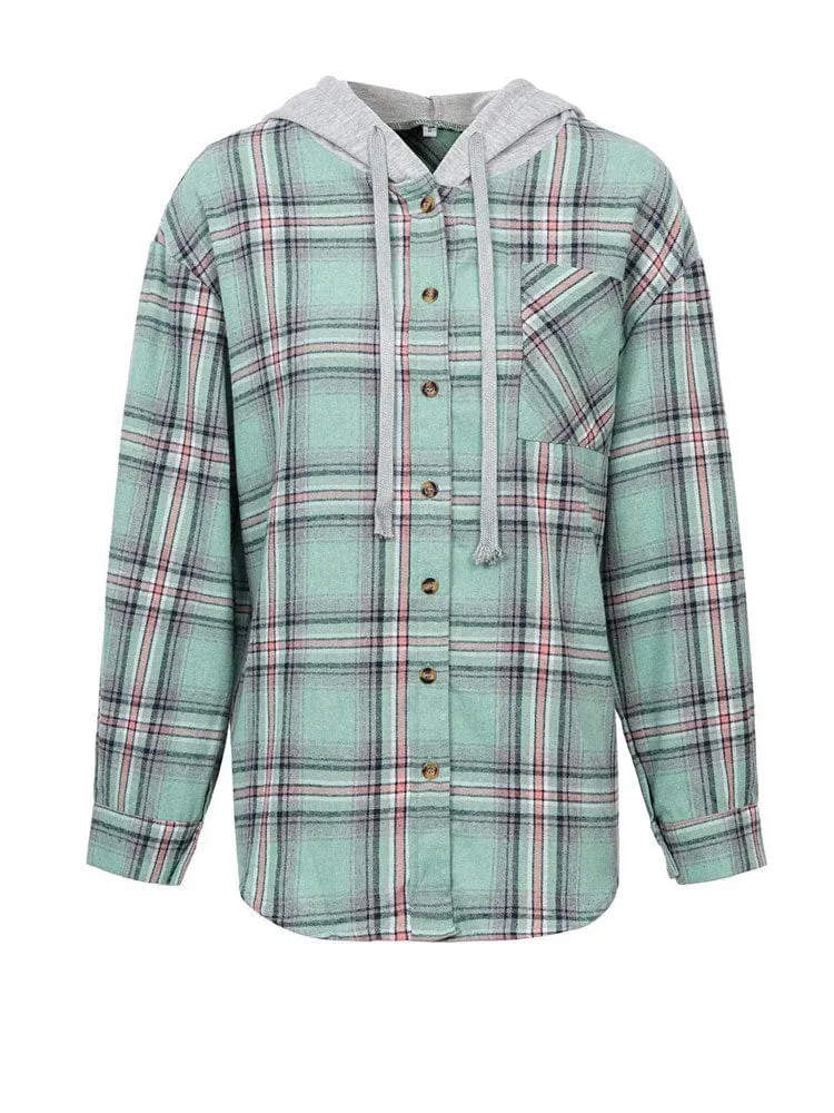 Maribell - Plaid Knit Cardigan