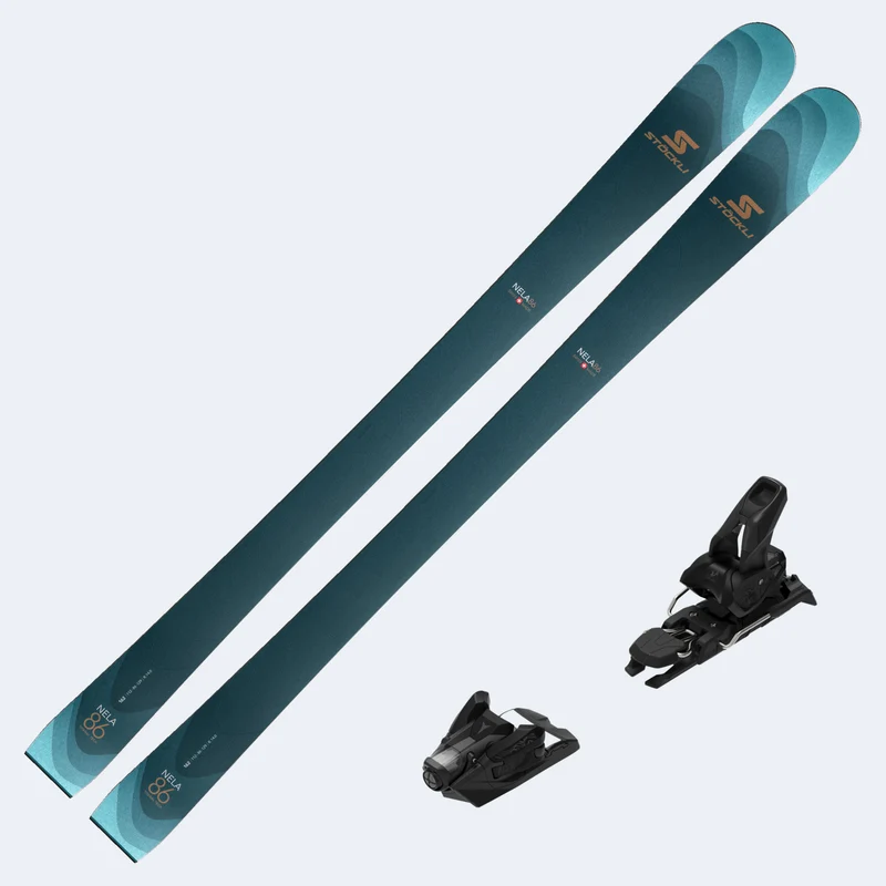 2027 Stockli Nela 86 Skis with Atomic Atomic Strive 12 GW Bindings