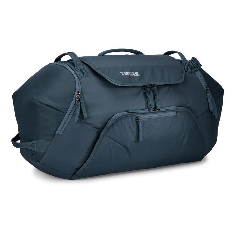 Thule RoundTrip Snow Duffel 80L ski- of snowboard duffeltas blauw/grijs