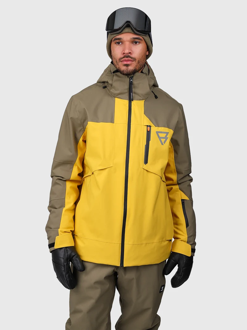 Kanisher Men Snow Jacket | Lemon Curry