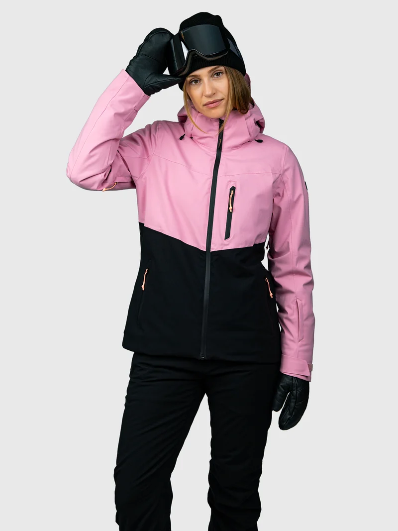 Montacia Women Snow Jacket | Dusty Pink