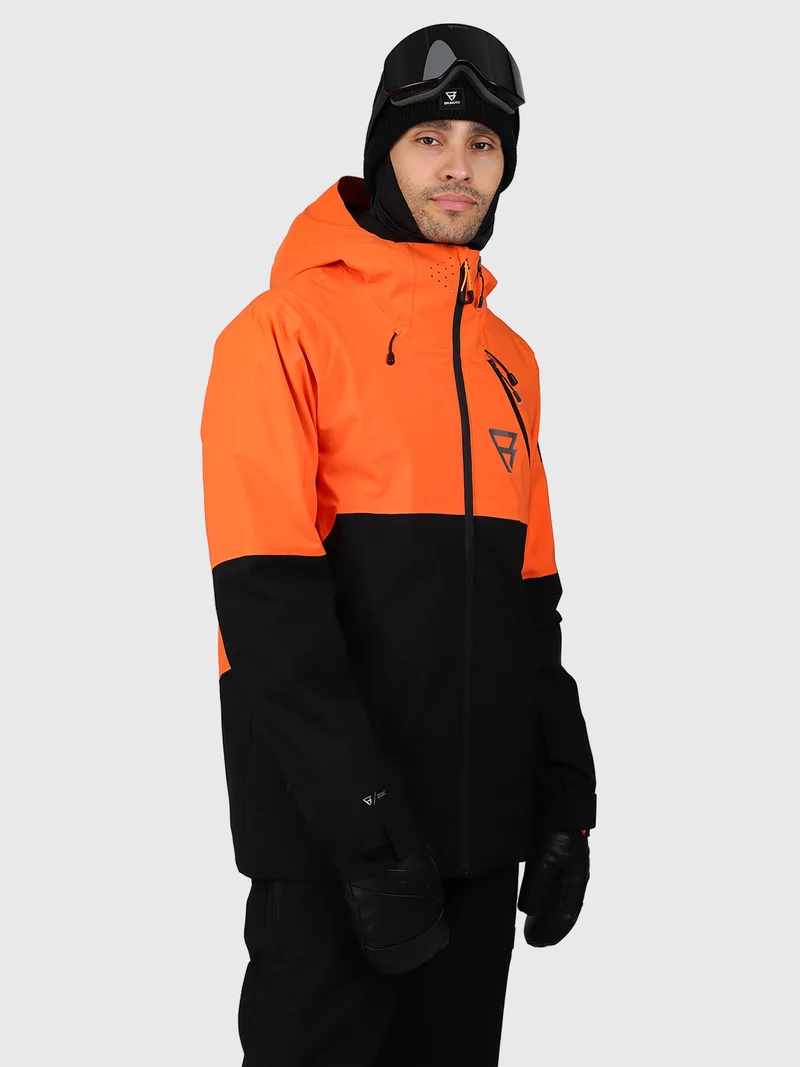 Curtis Men Snow Jacket | Punch Orange