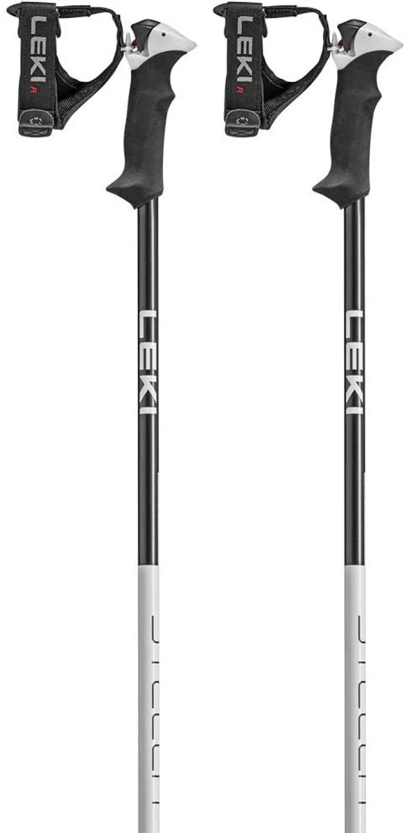 LEKI Stella S Dames Skistokken - Wit/Antraciet