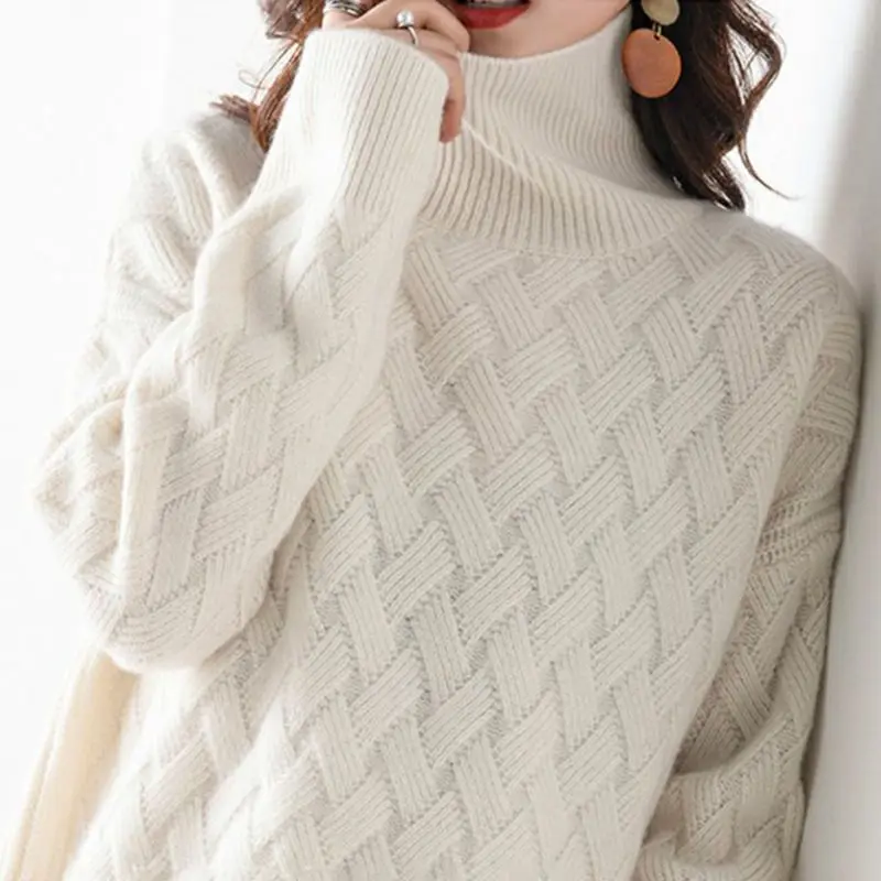 Mirelda – Women’s Cashmere Turtleneck Jumper