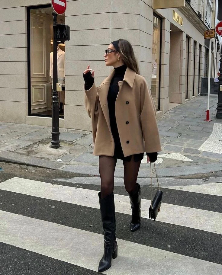 Elarise – Women’s Oversized Wool Coat