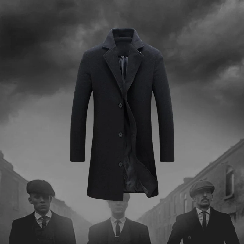 Henric – Men’s Garrison Coat with Timeless Cut and Warm Lining