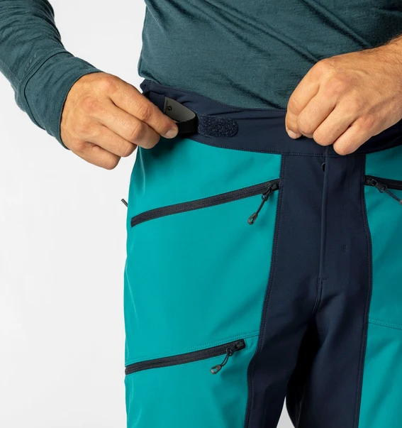 Scott Explorair Softshell Pro Skibroek Heren - Blauw/Groen