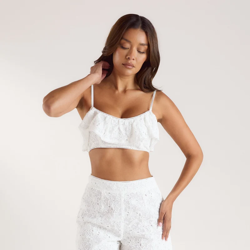 Lace Bralette - Wit