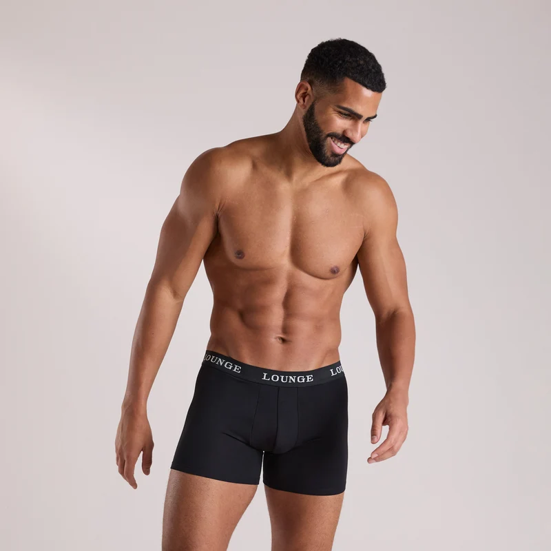 Everyday Herenboxershorts (3-Pack) - Effen Zwart