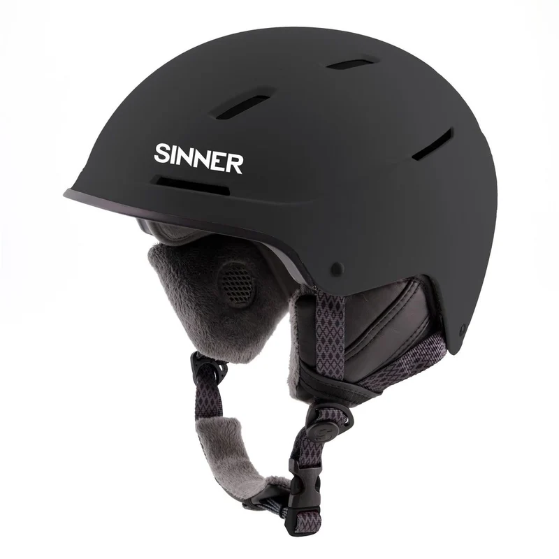 Sinner WHISTLER Skihelm - Mat Zwart