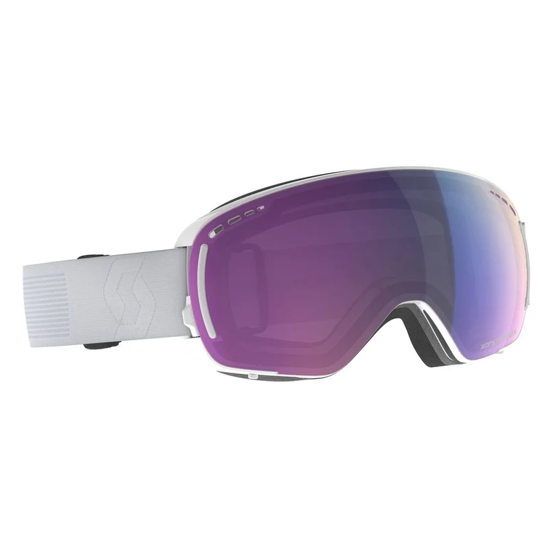 Scott LCG Compact Skibril + Extra S1 Lens - Wit/Paars