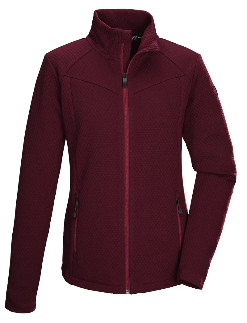 Killtec KOW 2 Fleece Vest Dames - Rood