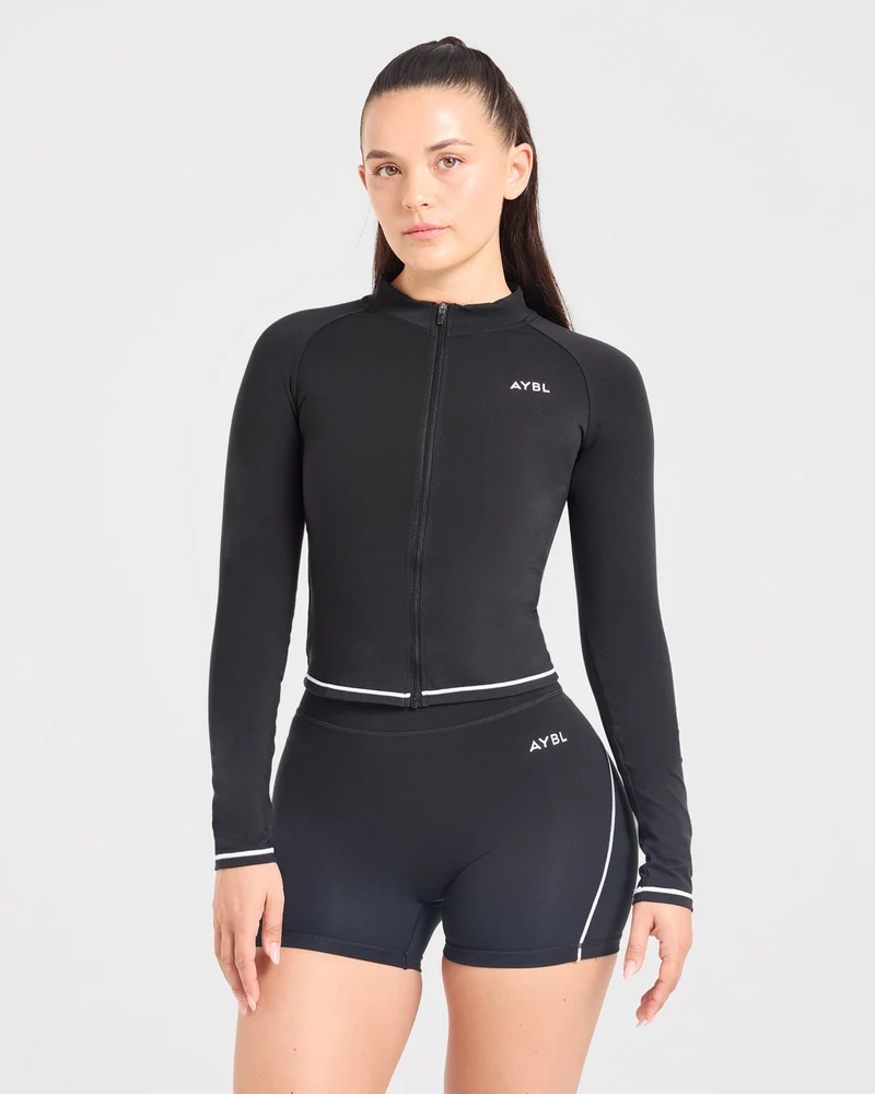 Form Zip Up Jacket - Zwart