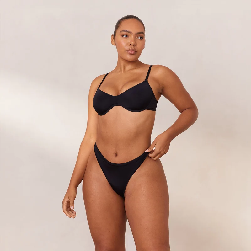 Barely There Plunge BH - Zwart