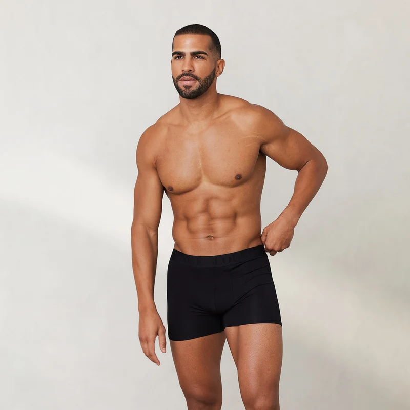 Luxe Herenboxershorts (3-Pack) - Zwart